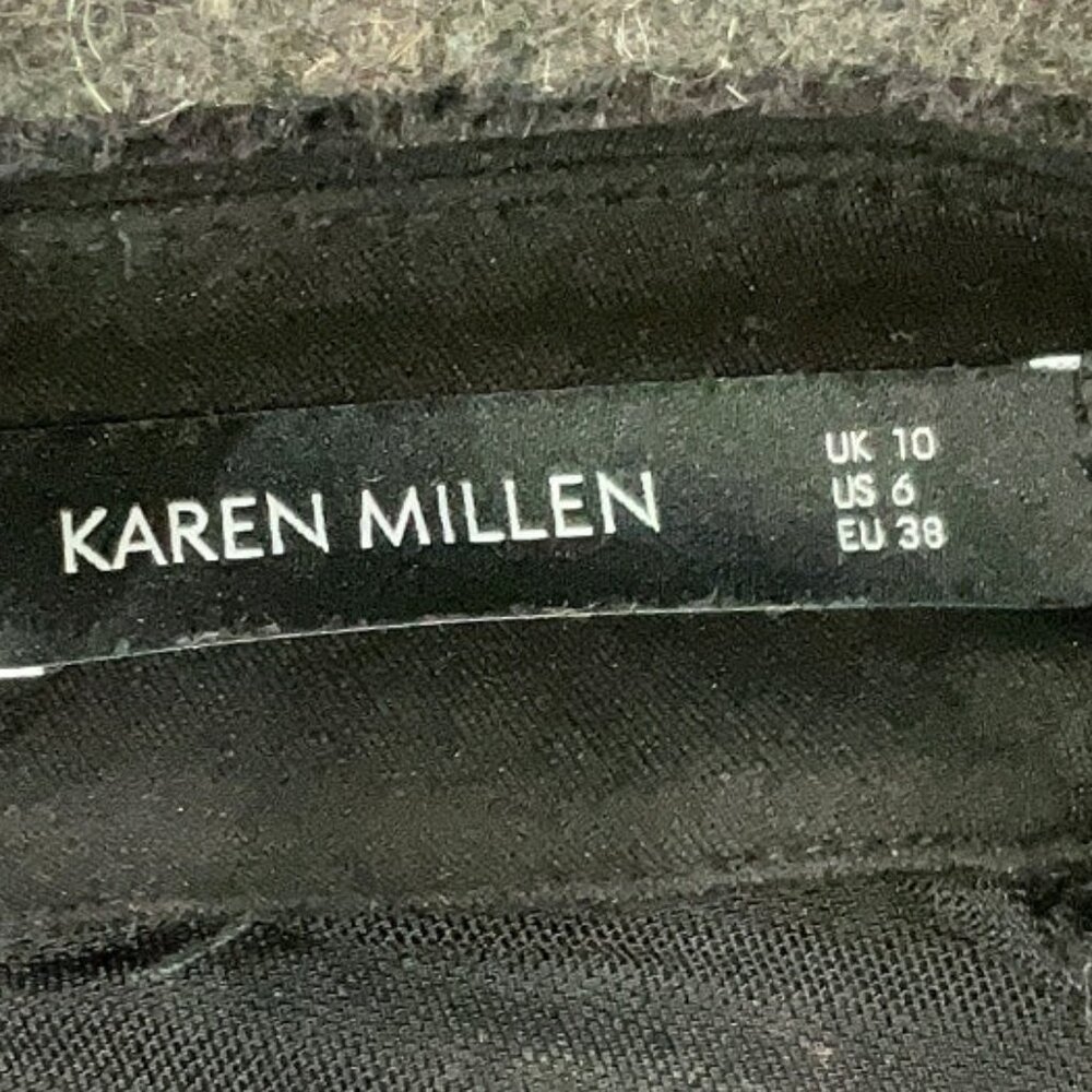 Karen Millen Black bodycon shirt, size 6 US - Picture 4 of 6